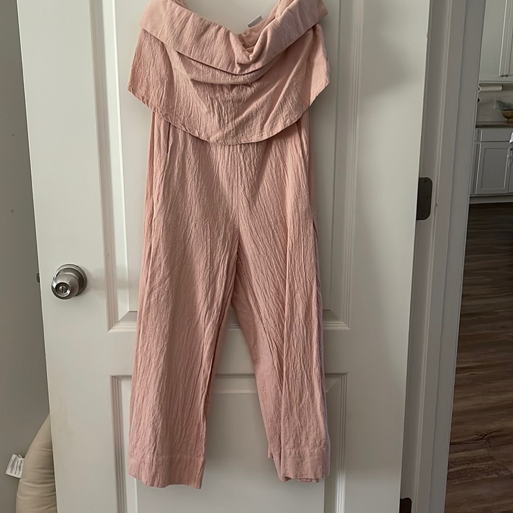 Selfie Leslie strapless jumpsuit